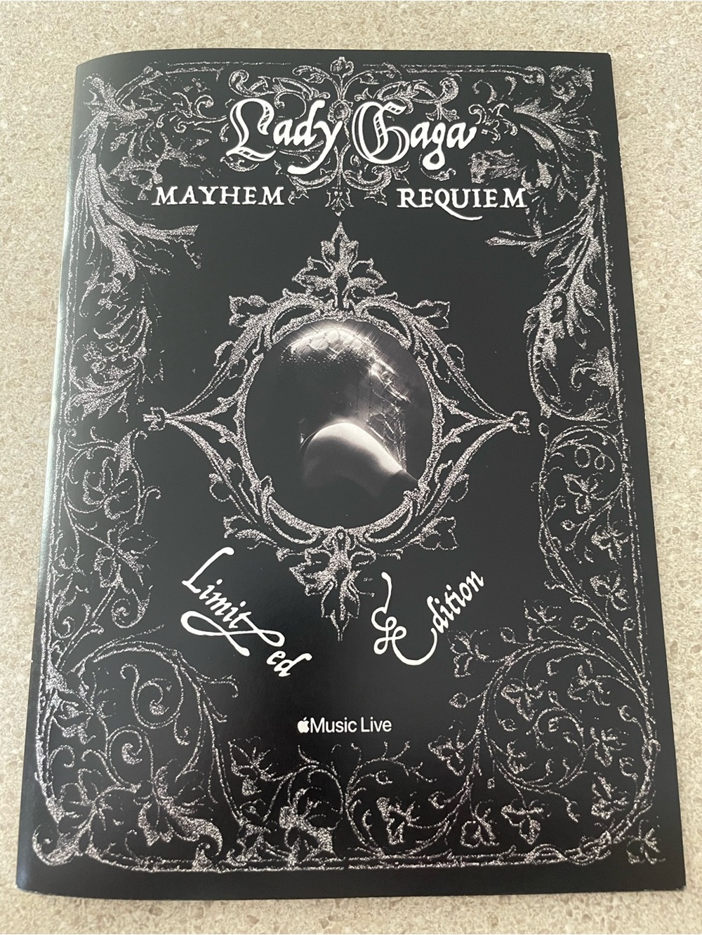 Lady Gaga mayhem requiem Apple Music screening booklet